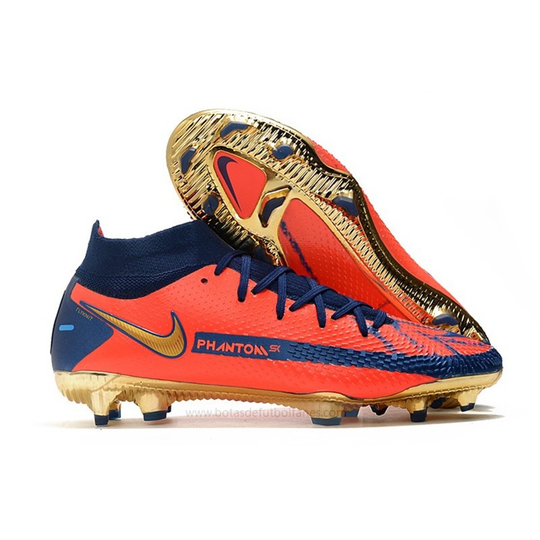 Nike Phantom GT Elite DF FG Naranja Azul Oro